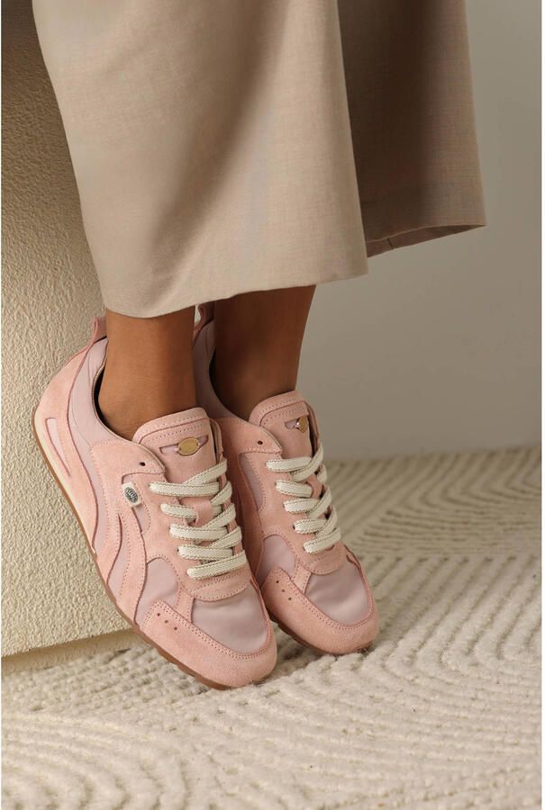 Fred de la bretoniere Uta More sneaker nylon pastelroze