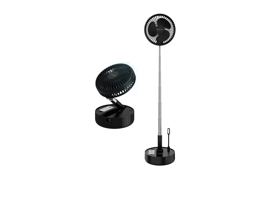 Ventilateur portable silencieux USB avec batterie de 10000mAh noir Ven