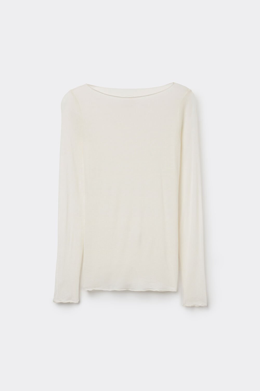 Blusa ultraleve de cashmere com decote canoa