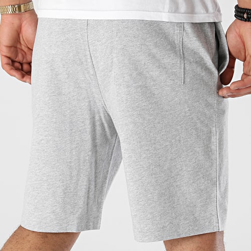 Short Jogging Peached Jersey Gris Chiné