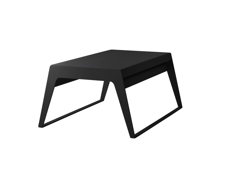 Cane-Line Chill-out salontafel dubbele hoogte enkelzijdig lava grey