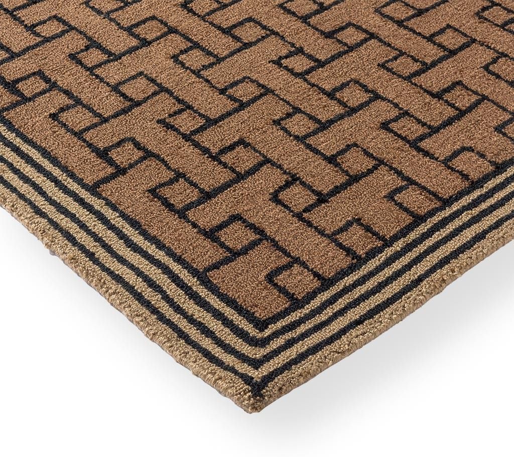 Buitenkleed TB T Monogram Light Brown 455811 Outdoor  | Brink & Campman