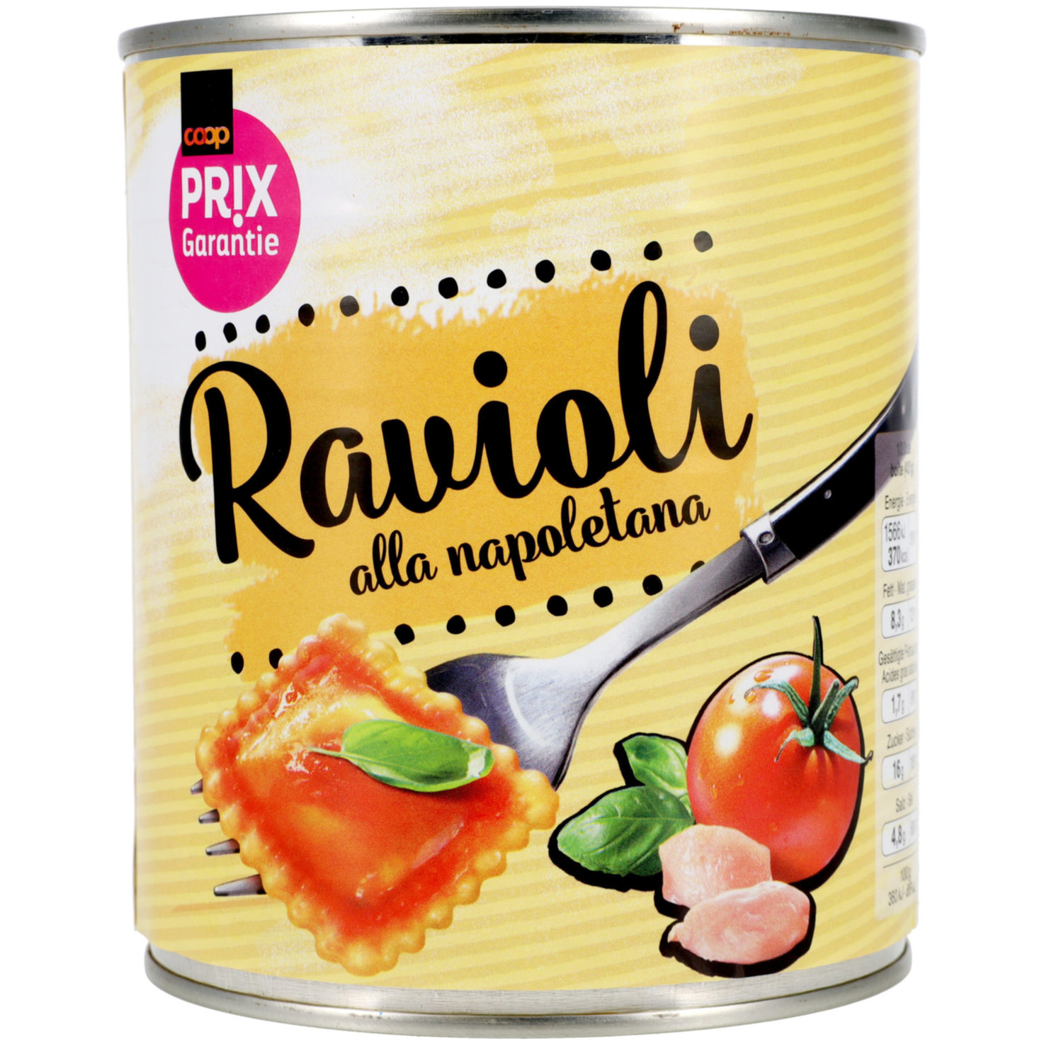 Prix Garantie Ravioli Napoletana