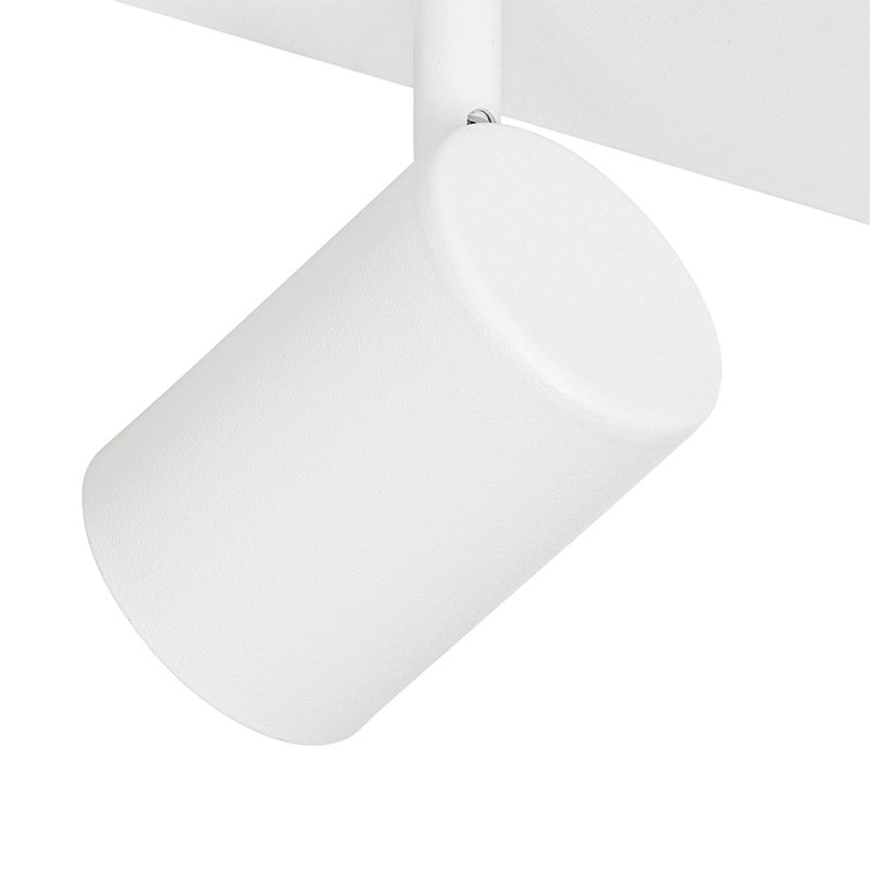 Moderne plafondlamp wit 3-lichts verstelbaar rechthoekig - Jeana