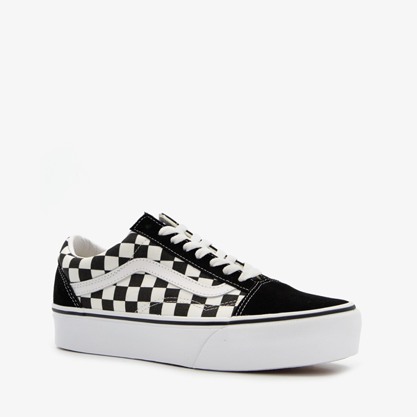 Vans Checkerboard Old Skool Platform dames sneaker