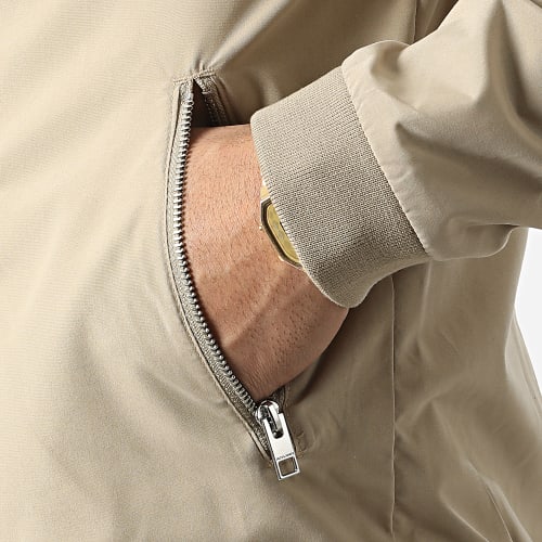 Veste Zippée Rush Harrington Beige