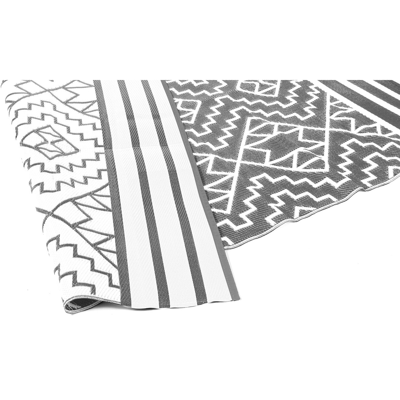 Pratik Garden Tapis d'extérieur inca gris - 120x180 cm