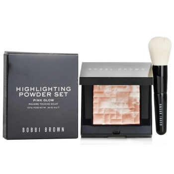 Bobbi Brown Highlighting Powder Set (1x Highlighting Powder   1x Mini Face Brush)