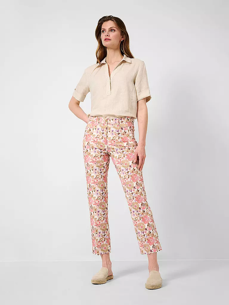 RAPHAELA BY BRAX Hose Flared Fit LORELLA KICK koralle