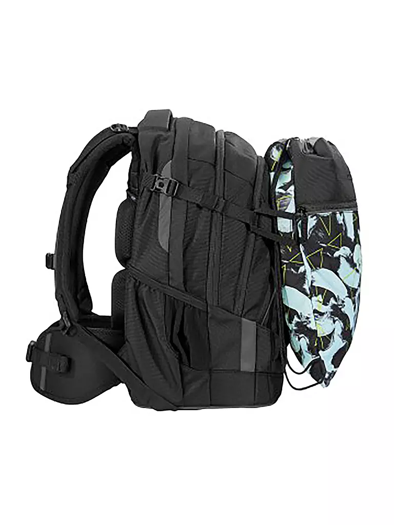 COOCAZOO Turnbeutel Electric Storm schwarz