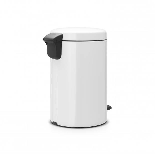 Brabantia newIcon pedaalemmer 12 liter met kunststof binnenemmer - White