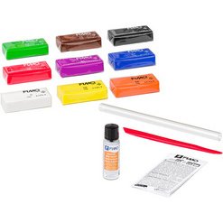 SOFT Kit de pâte à modeler 'Basic', 12 pièces