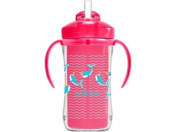 Dr Browns DR BROWN`S-TC01201-TERMISK KRUPP MED STRÅ 300 ML PINK+12M-CY