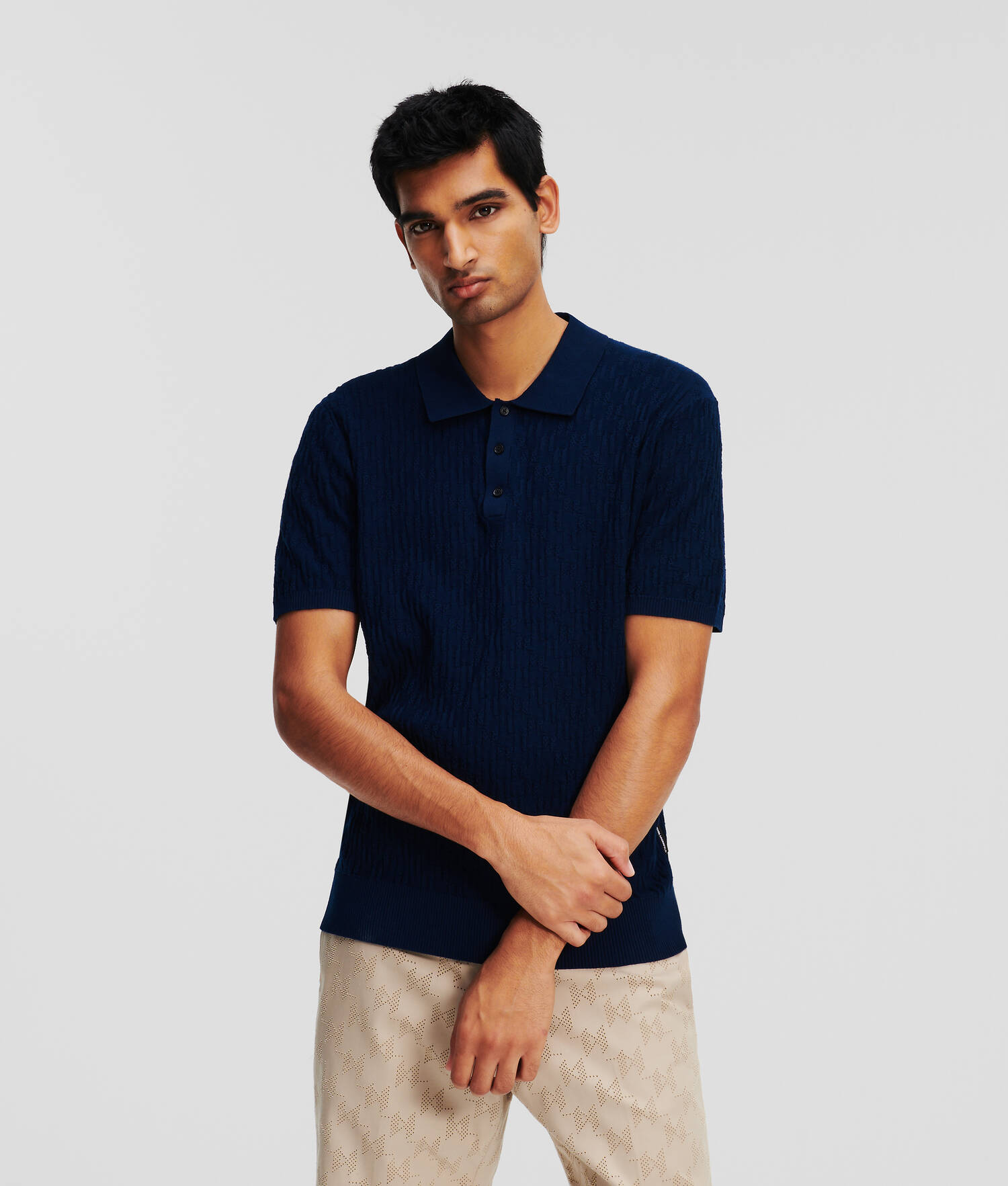 POLO TRICOTÉ KL MONOGRAM