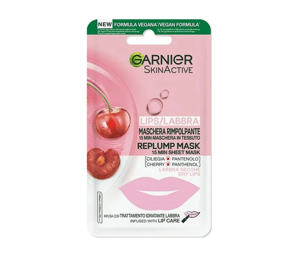 Garnier SkinActive Lippentuchmaske mit Kirsche