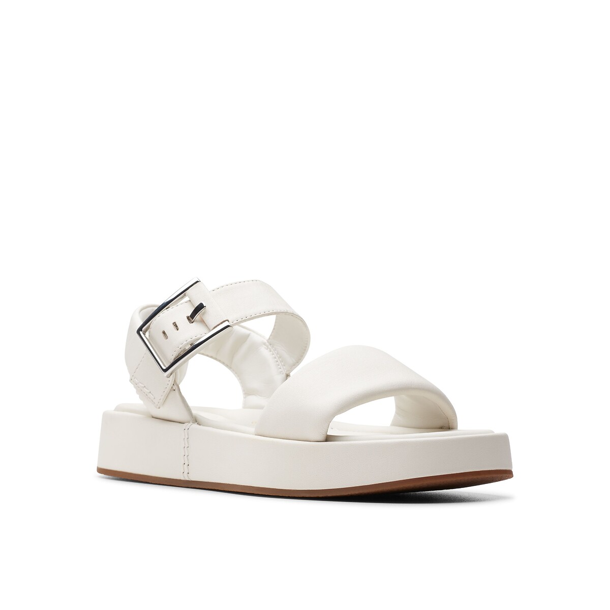 CLARKS<br>Sandálias de couro com tira Alda