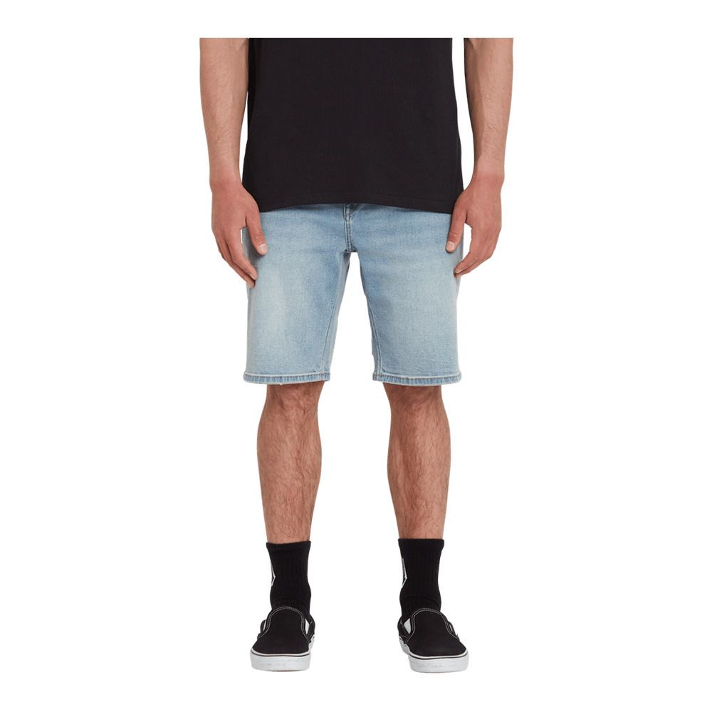 Volcom SOLVER DENIM - Short Homme worker indigo vintage