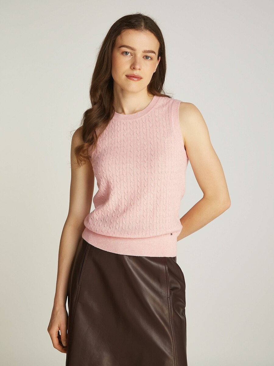 TOMMY HILFIGER<br>Suéter sem mangas