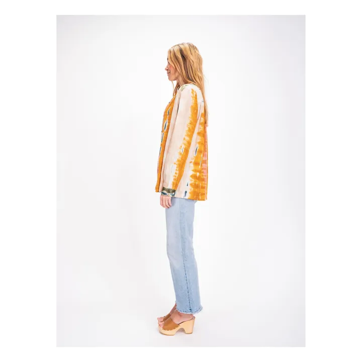 Virginie de Vinster Blouse Tie and Dye | Rose