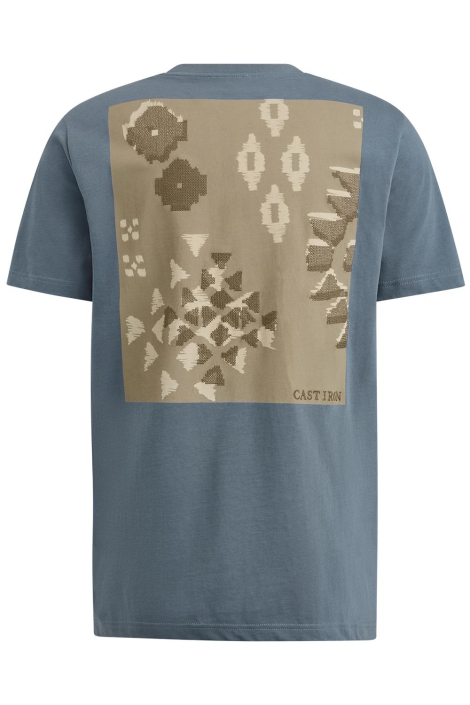 Cast Iron blauwe heren t-shirt