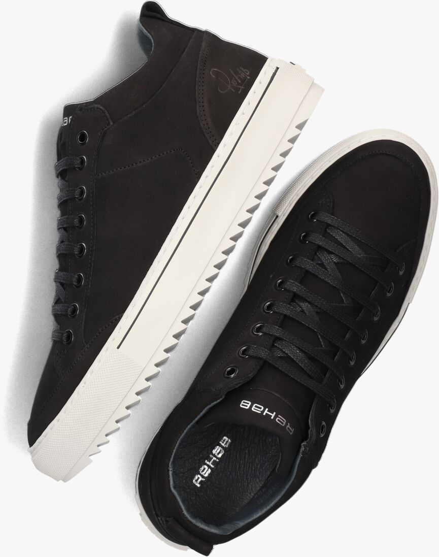 REHAB zwarte rehab lage sneakers craig