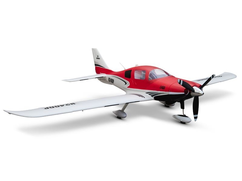 D-Power Motorflugzeug DERBEE C400 Tiefdecker 1100 mm PNP Tiefdecker Modellflugzeug mit Brushless Antrieb