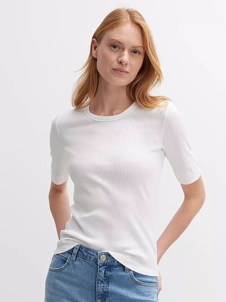 OPUS T-Shirt SUSTAFA weiss