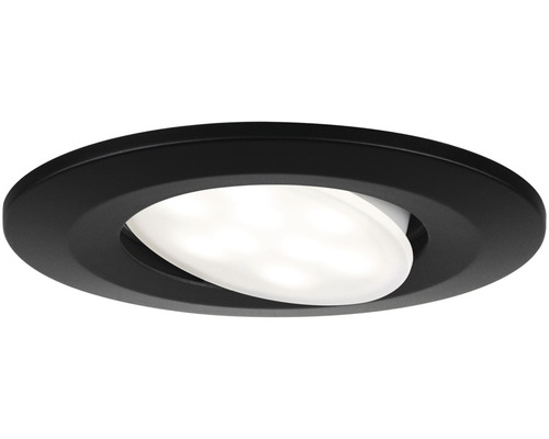 LED inbouwspots set IP65 3x5W 3x400 lm 2700-6500K Ø 9/6,8 cm zwart Kleurtemperatuur regelbaar via wandschakelaar 230V