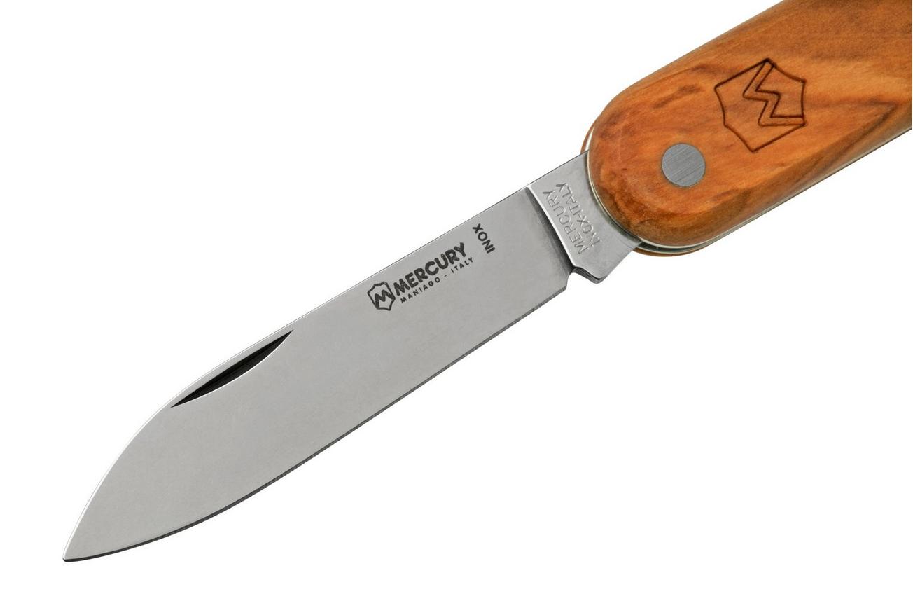 Mercury Multi-Tool Knife 913-3LC Olive Wood, 3 functies, zakmes