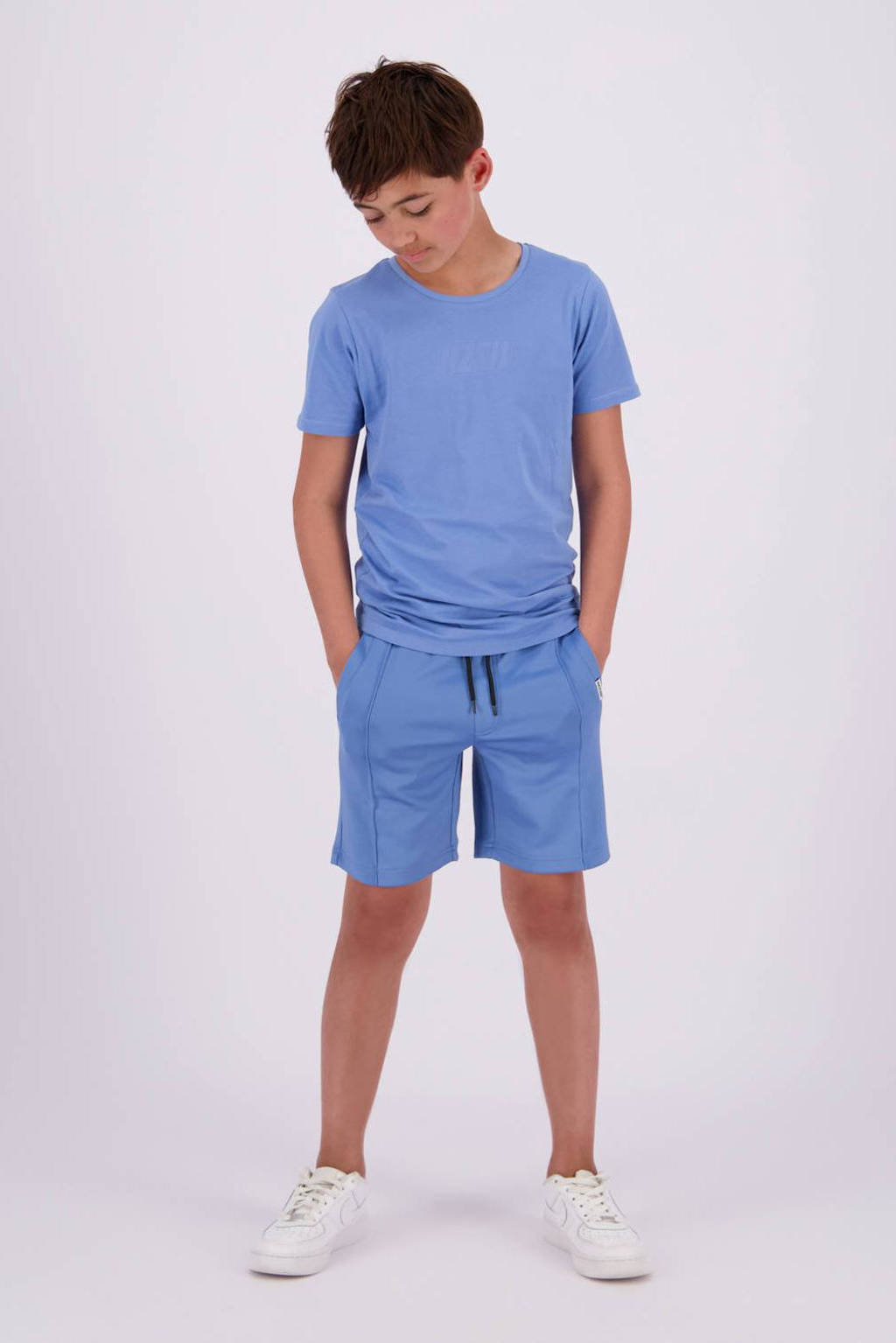 Raizzed T-shirt Harell met logo middenblauw