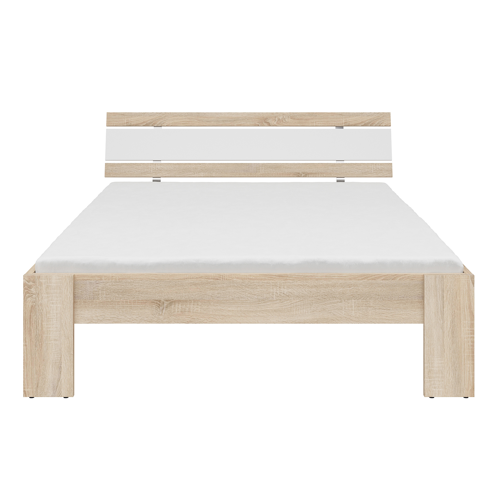 Futonbett - mit Matratze und Rollrost - 140x200 cm