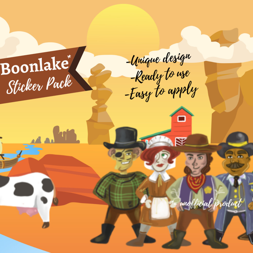 Boonlake - Set d'autocollants