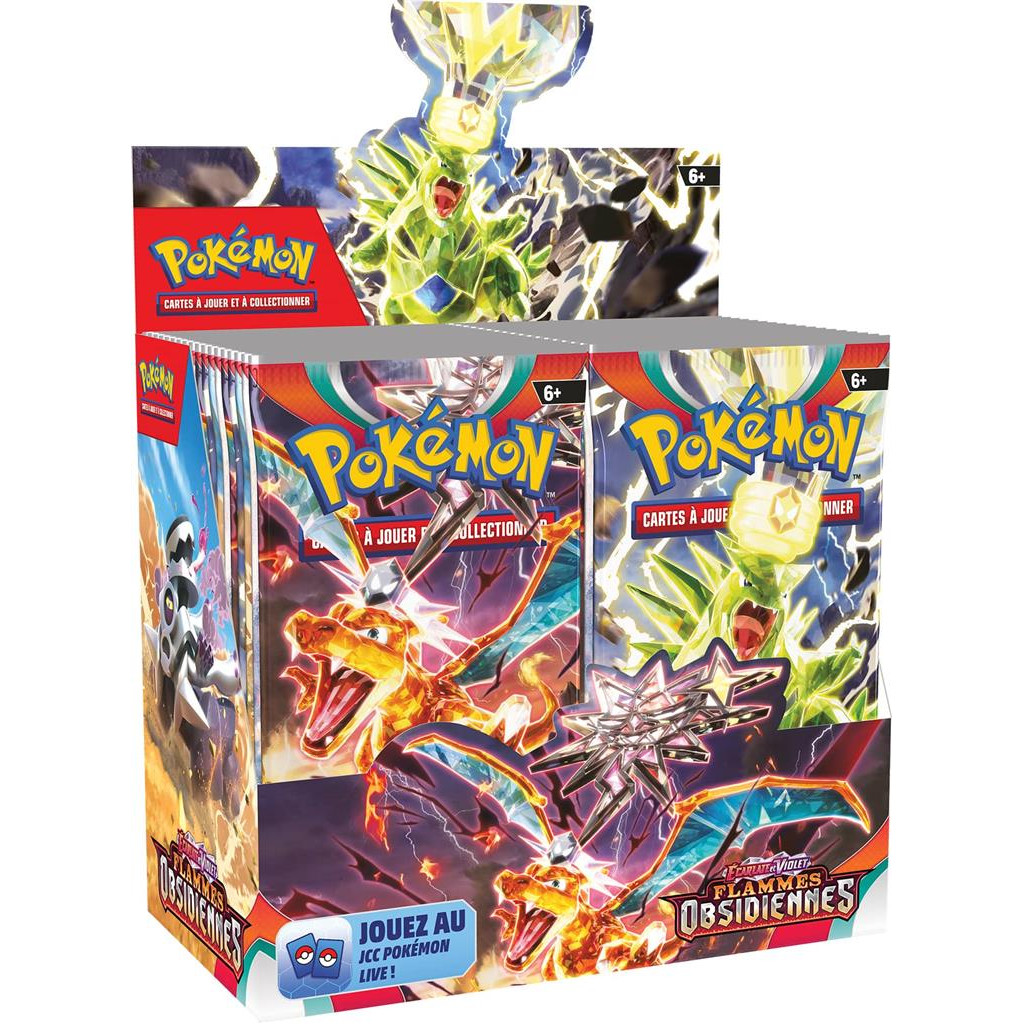 Pokémon EV03 : Écarlate et Violet – Flammes Obsidiennes - Boîte de 36 boosters