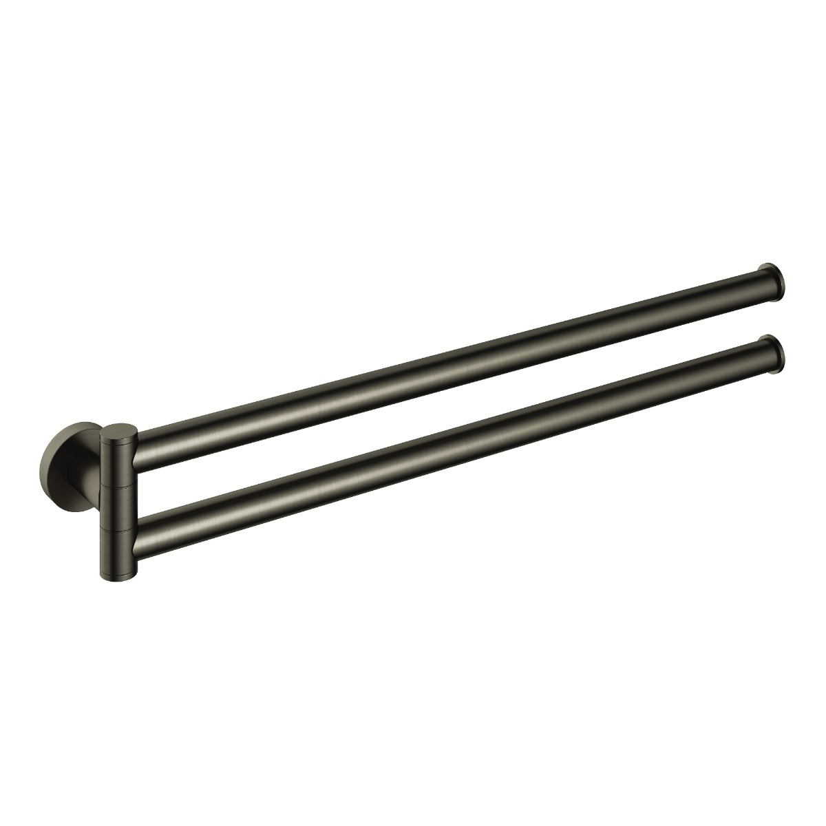 Hotbath &More handdoekhouder draaibaar geborsteld gunmetal PVD