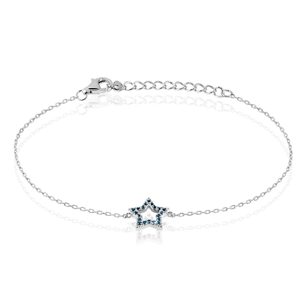 Bracelet Argent Blanc Dmitri Oxydes De Zirconium