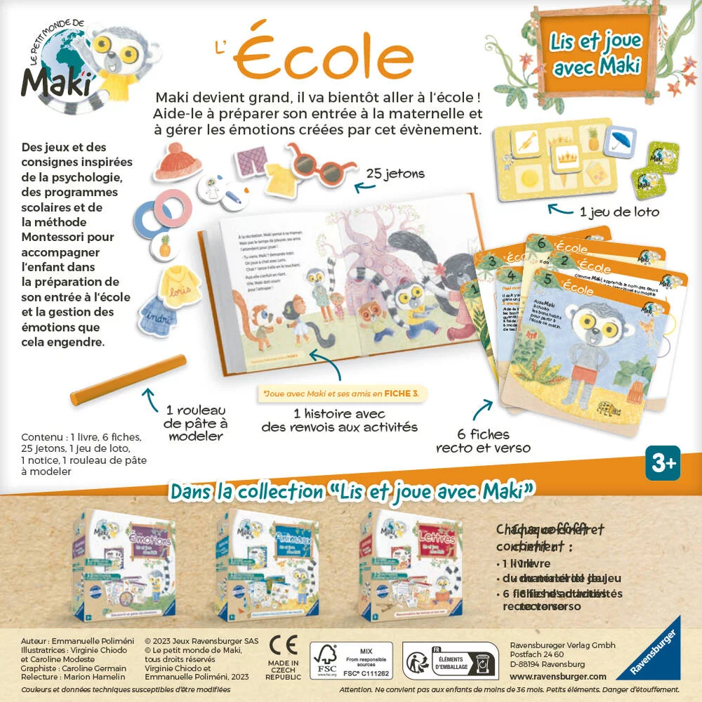 LIS ET JOUE AVEC MAKI - L'ECOLE