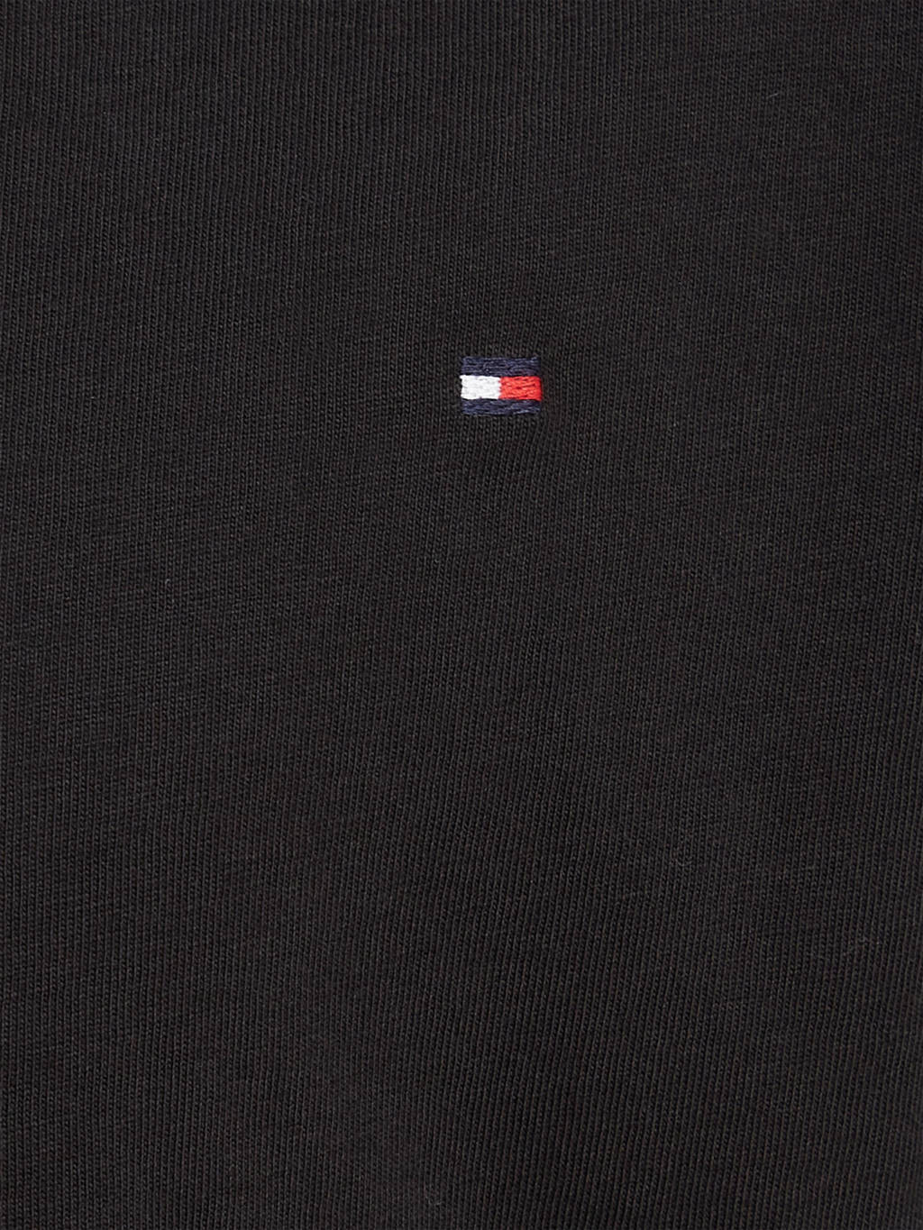 Tommy Hilfiger longsleeve van katoen zwart