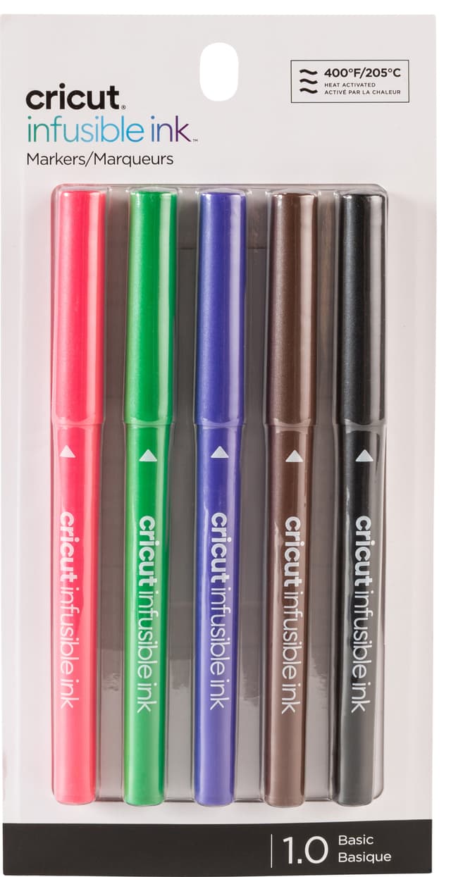 Cricut Basic overførende blækpenne med tynde spidser 1,0 (5-pak)