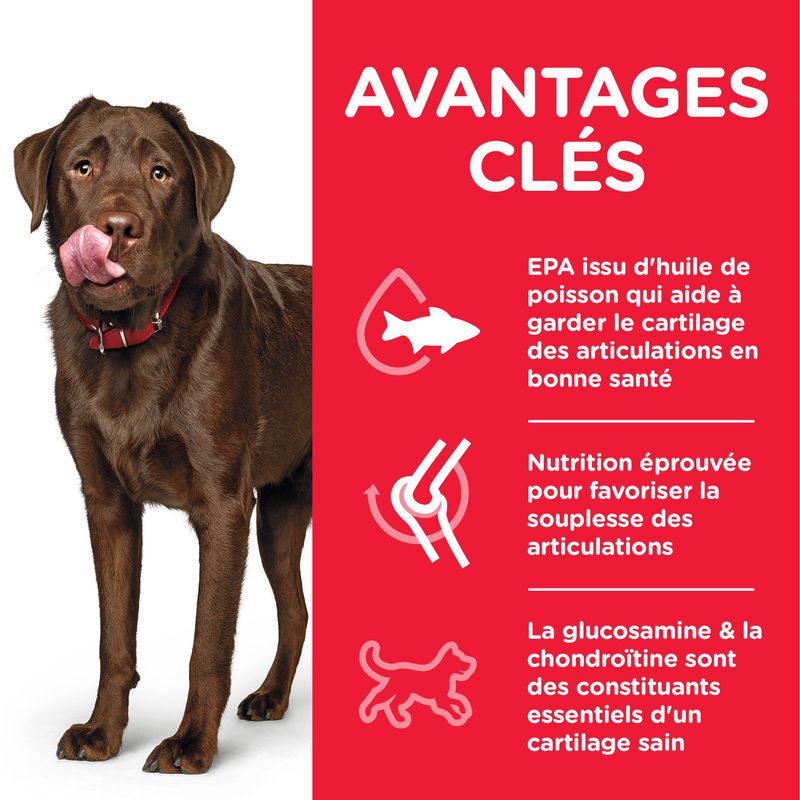 Hill's Science Plan Adult 1+ Healthy Mobility Large poulet - bitiba.fr