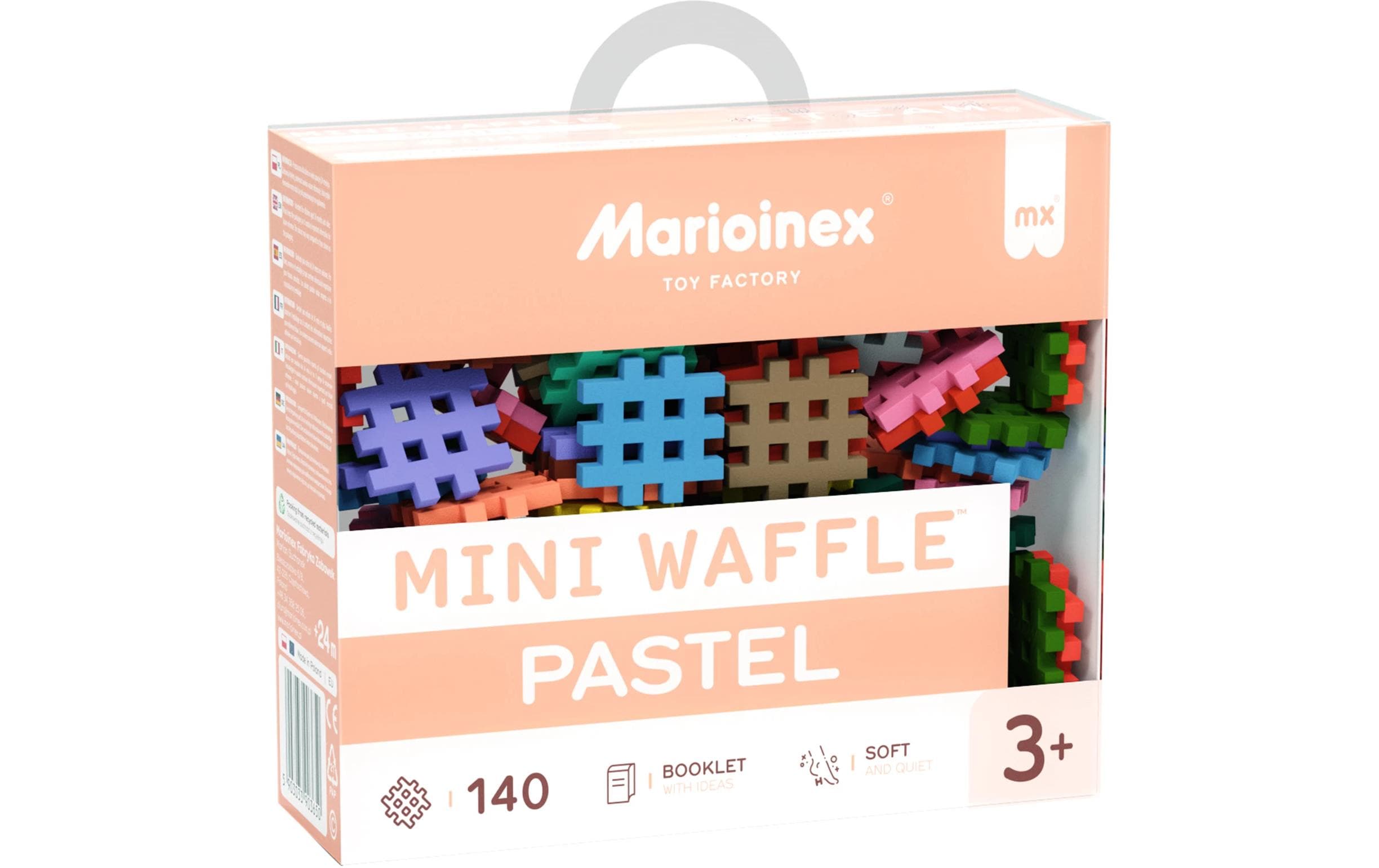 Baukasten Marioinex Mini Waffle Pastell - 140 TeileKonstruktionsspielzeug