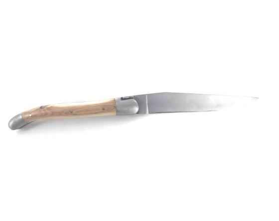 Laguiole Tradition 11 cm - 2 mitres - Genévrier Couteau de Poche Forge de Laguiole