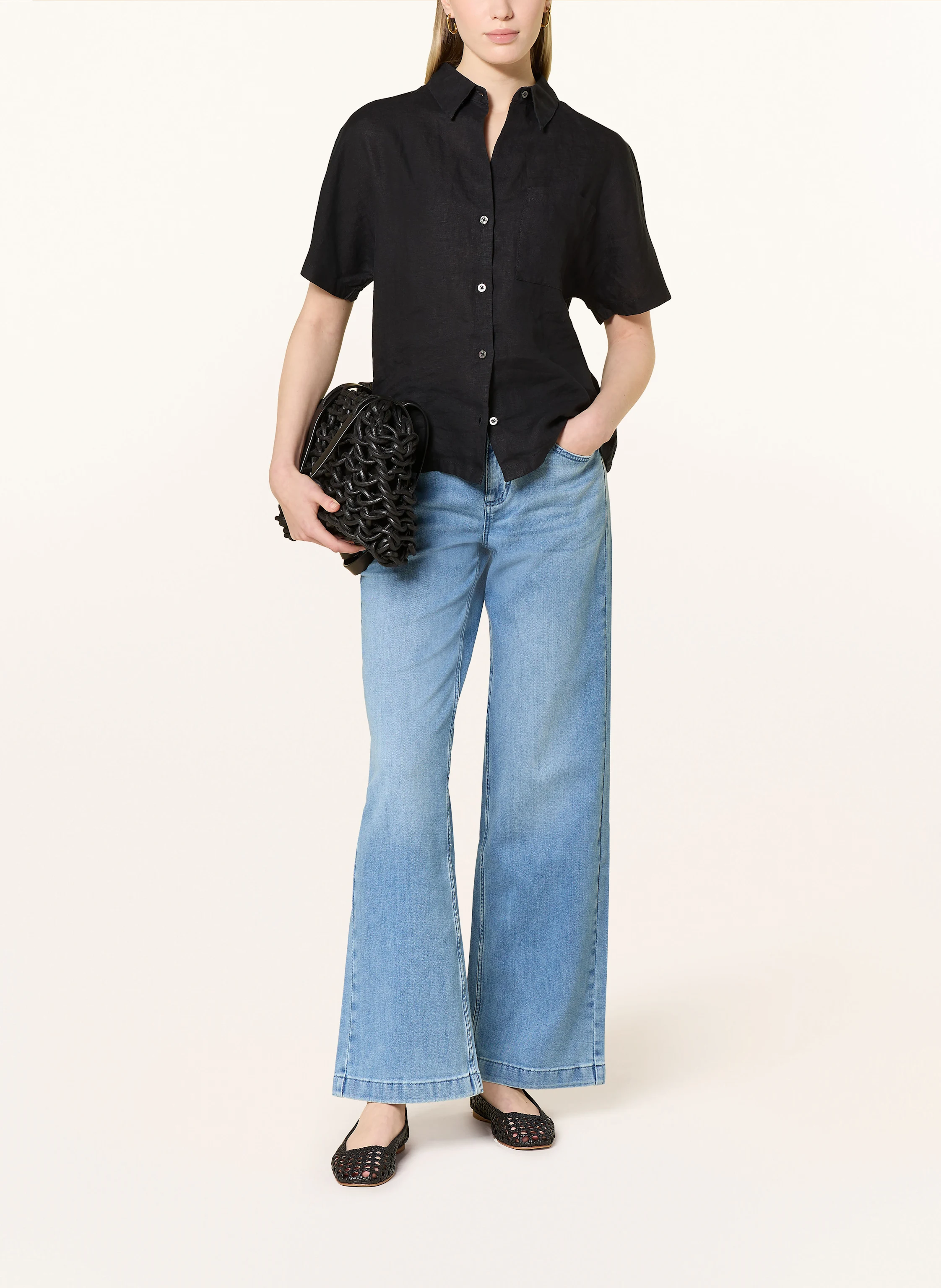 LANIUS Wide Leg Jeans