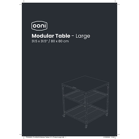 Ooni modular bord - stor