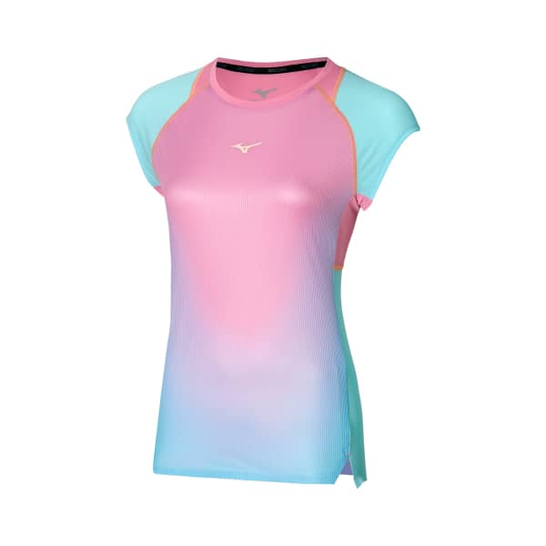 T-shirt running MIZUNO AERO TEE W LILAC CHIFFON