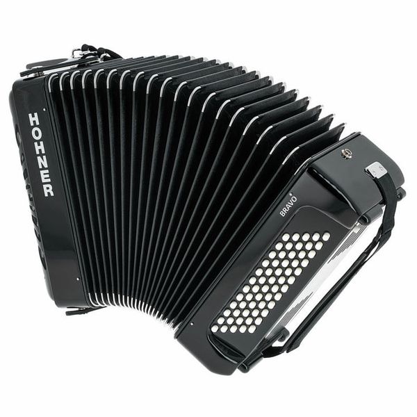 Hohner Bravo II 60 Black silent key