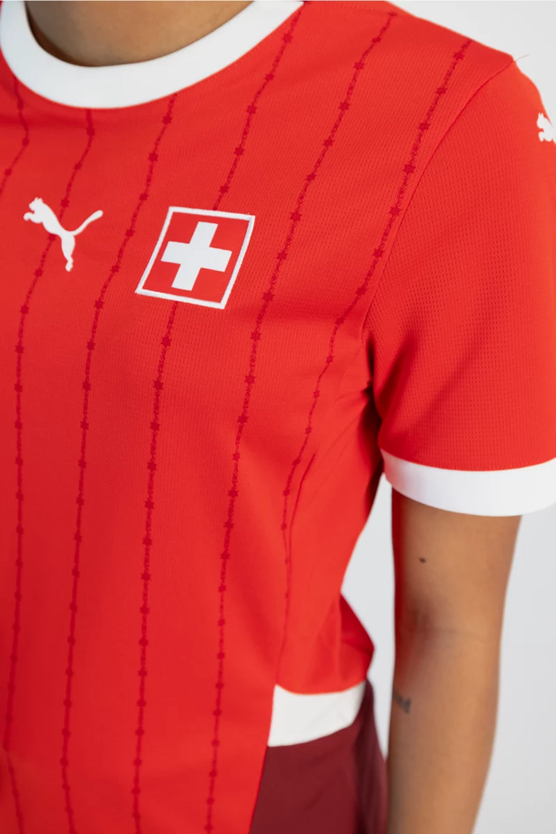 Puma Schweiz Home Replica Damen Fussballtrikot EM 2024
