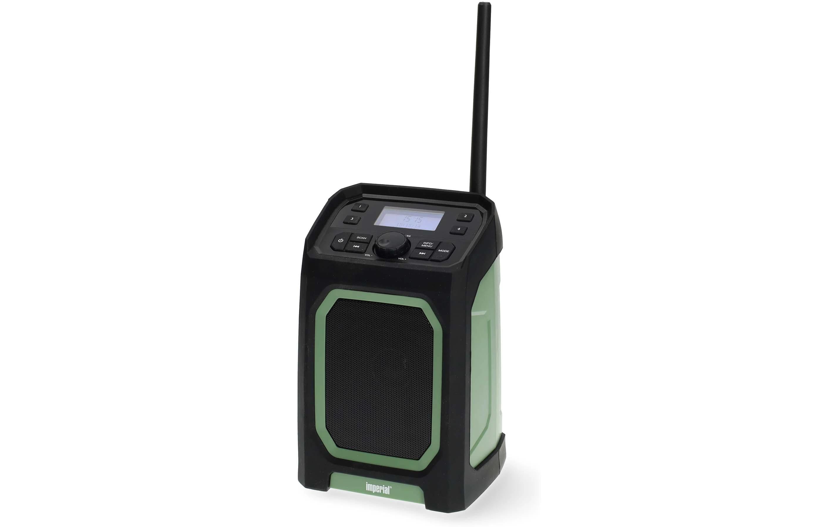 DAB+ Radio Dabman OR 5 Grün/SchwarzMobiles DAB+/FM-Aussenradio