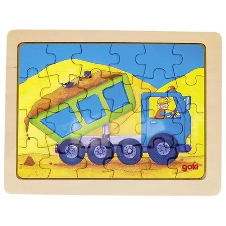 goki Minipuzzle Bei der Arbeit, 24 Teile, sortiert