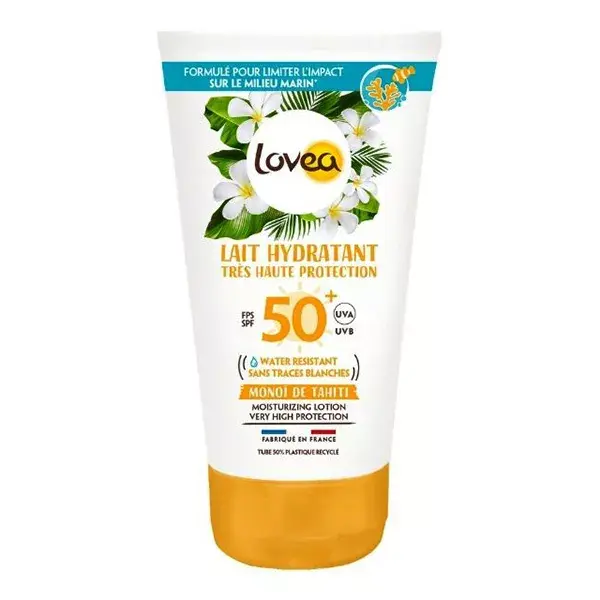 Loção Hidratante Protetor Solar Lovea Monoi FPS50+ 150ml