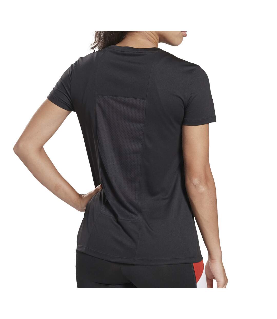 Maillot de sport noir Femme Reebok Graphic